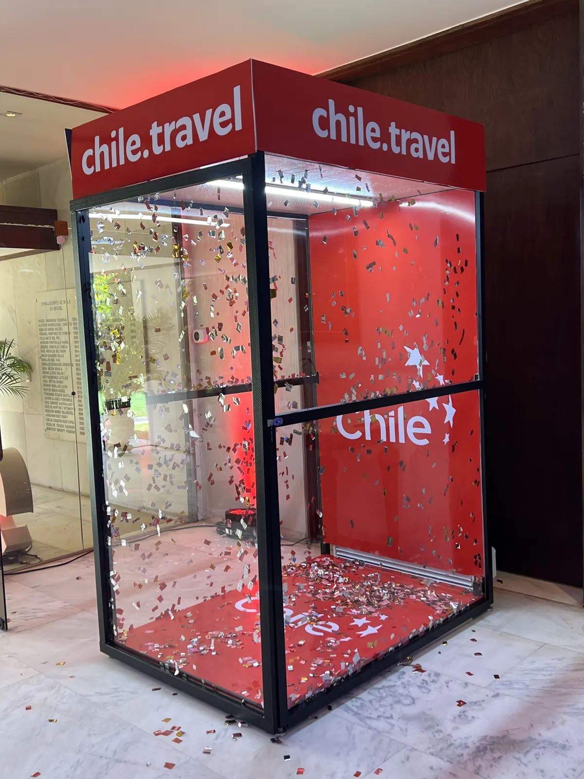 Cabine de Vento em evento — Chile Travel