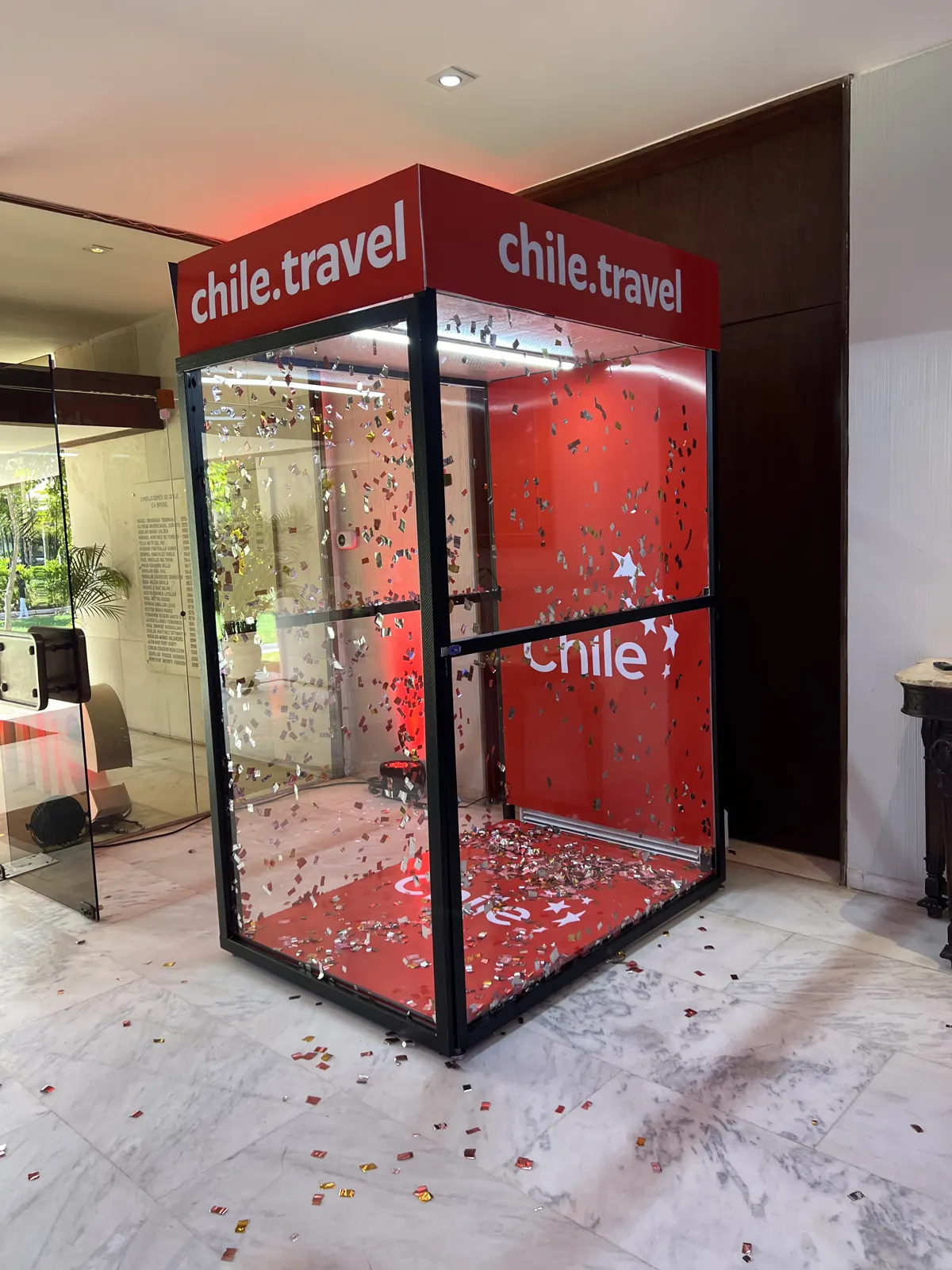 Cabine de Vento em evento — Chile Travel