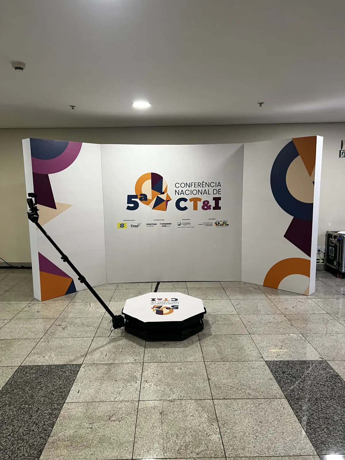 Plataforma 360 em evento — evento corporativo