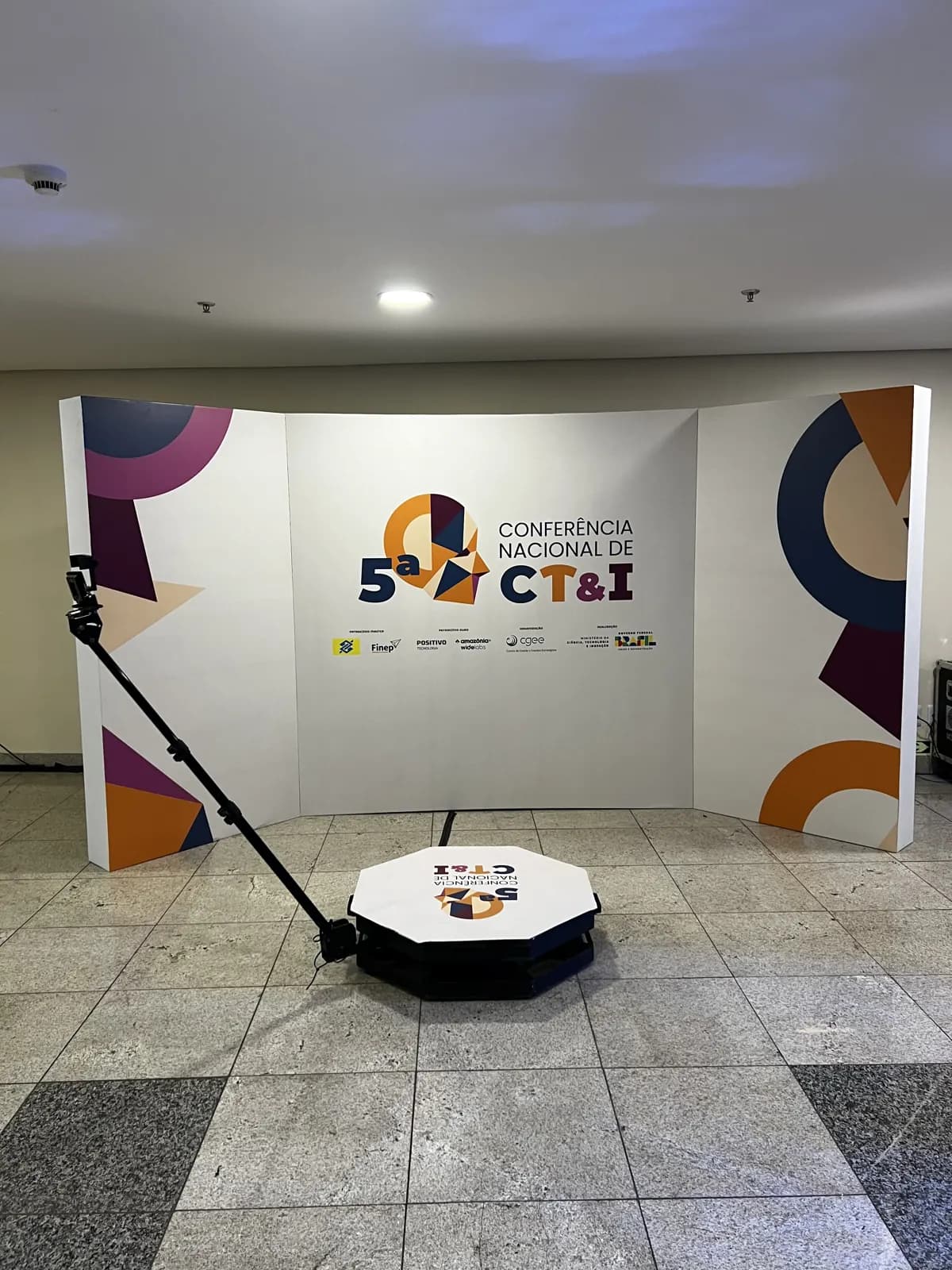 Plataforma 360 em evento — evento corporativo
