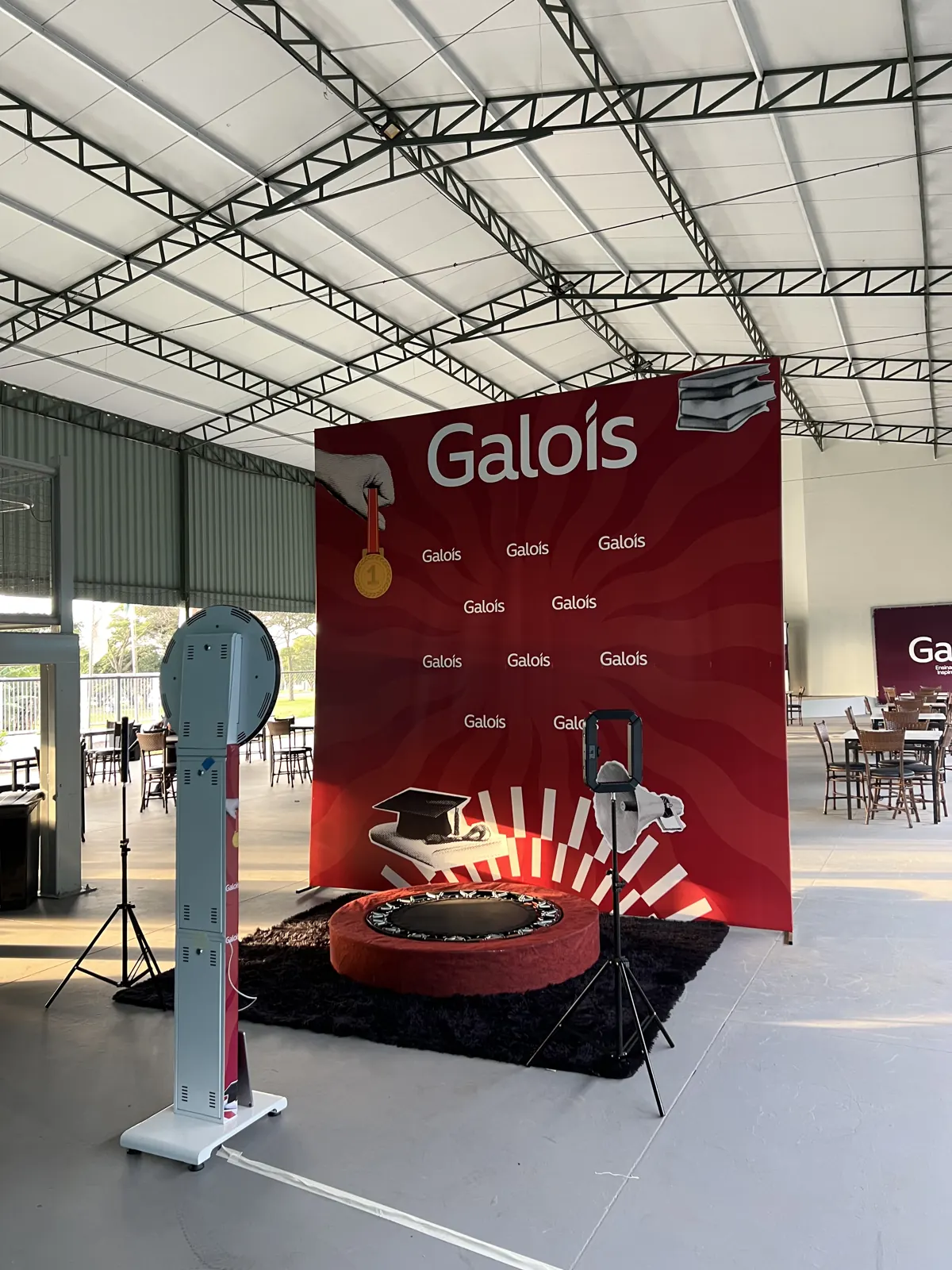 Plataforma 360 em evento corporativo