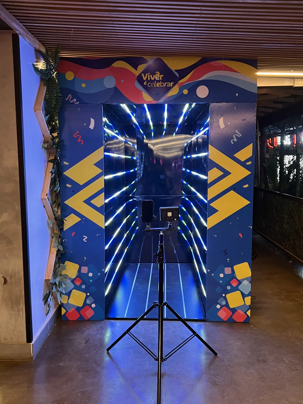 Túnel Infinity em evento — Banco do Brasil