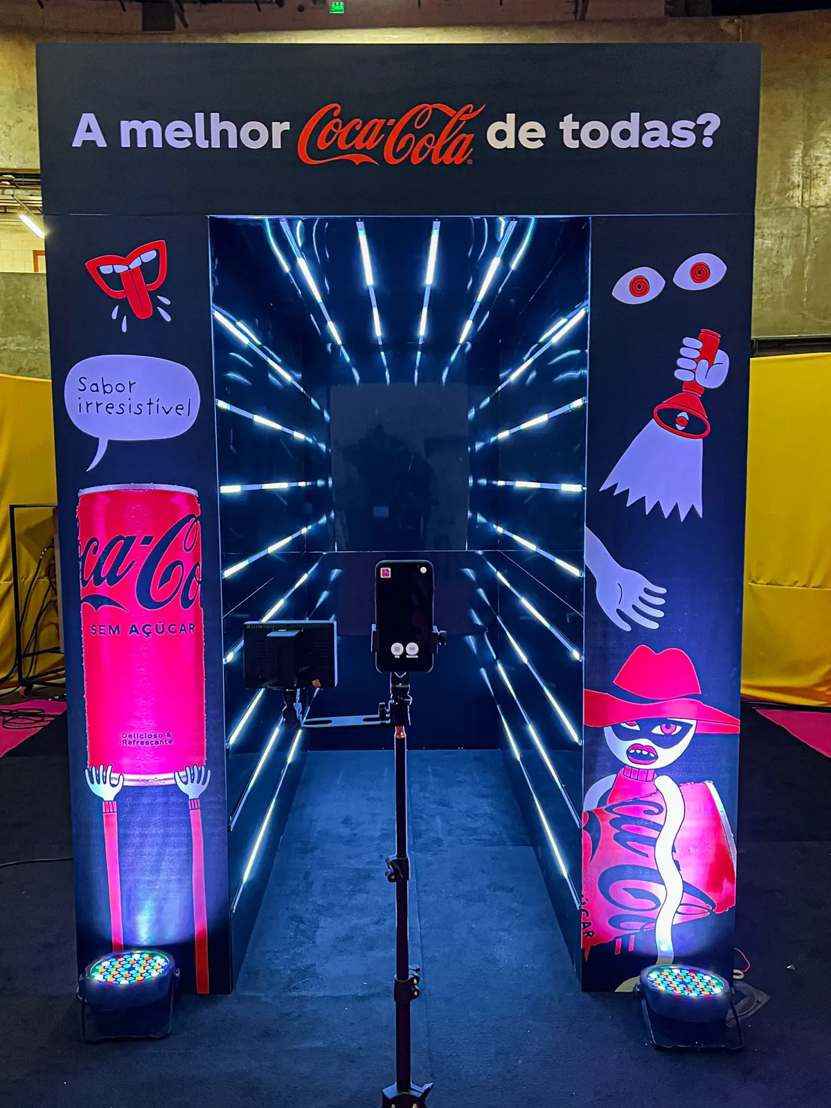 Túnel Infinity em evento — Coca-Cola