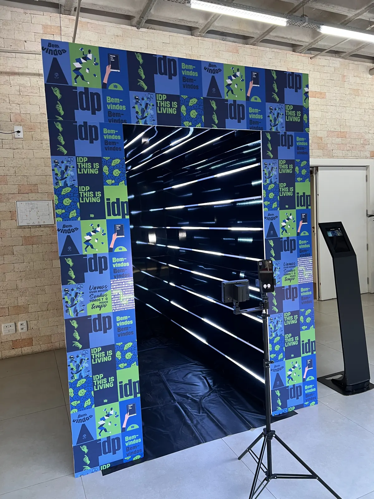 Túnel Infinity em evento — evento
