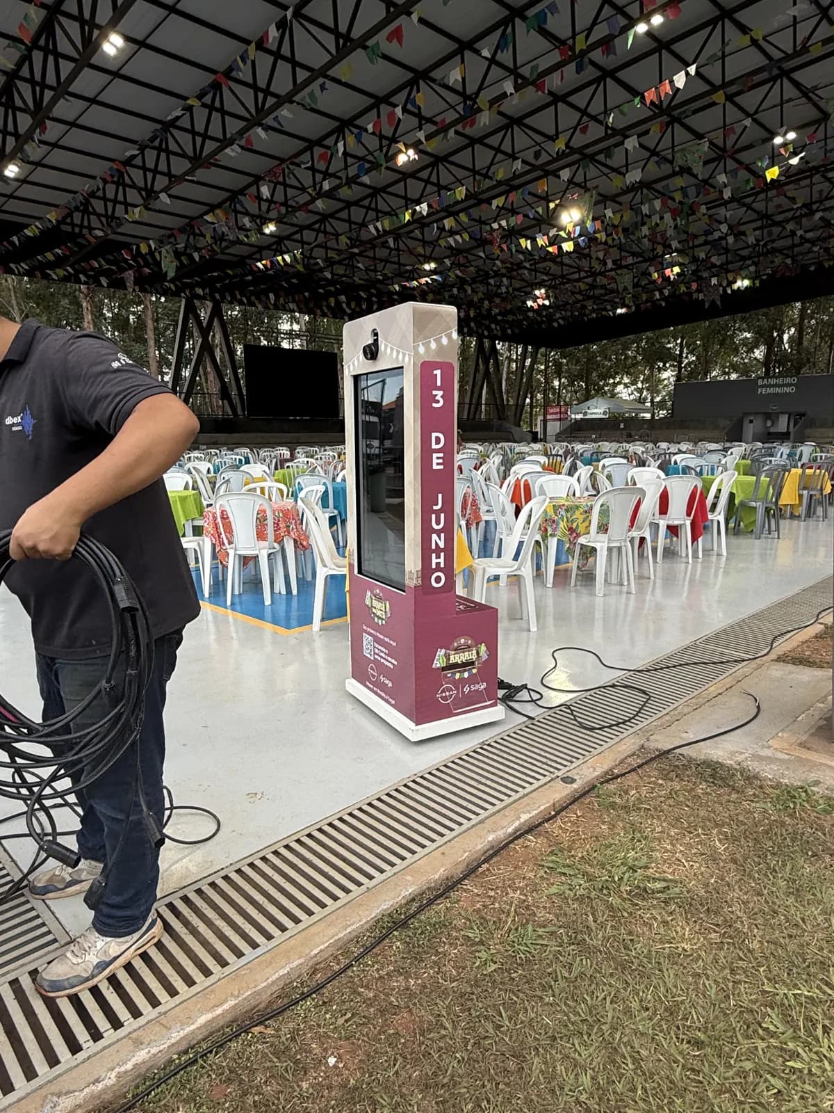 Cabine Capa de Revista - Box — Foto Experiências para Eventos