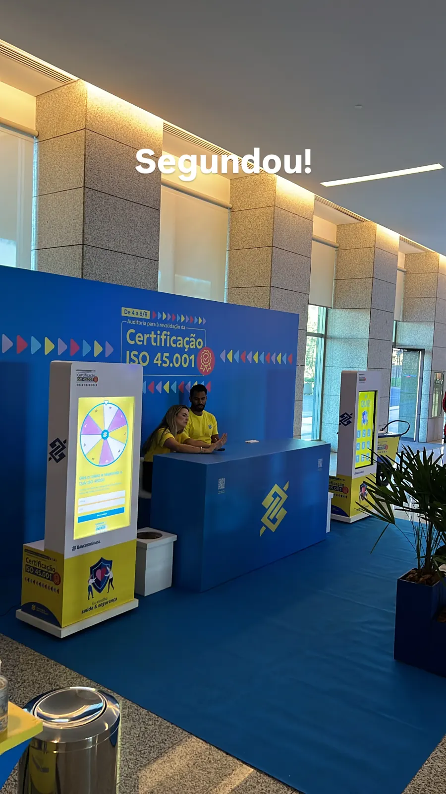 Games Interativos em evento — roleta e quiz