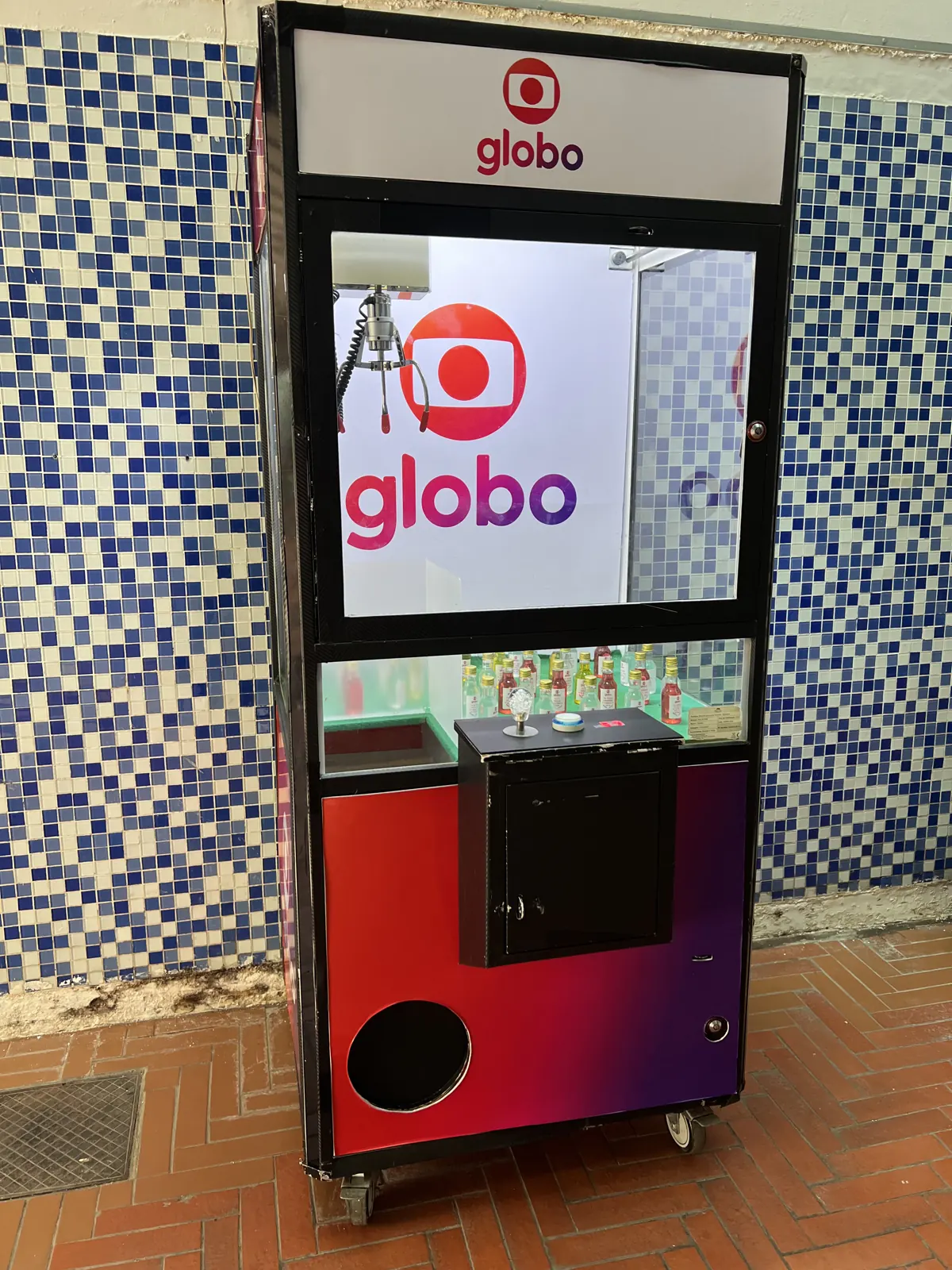 Grua de Brindes (Mais Brindes) em evento corporativo