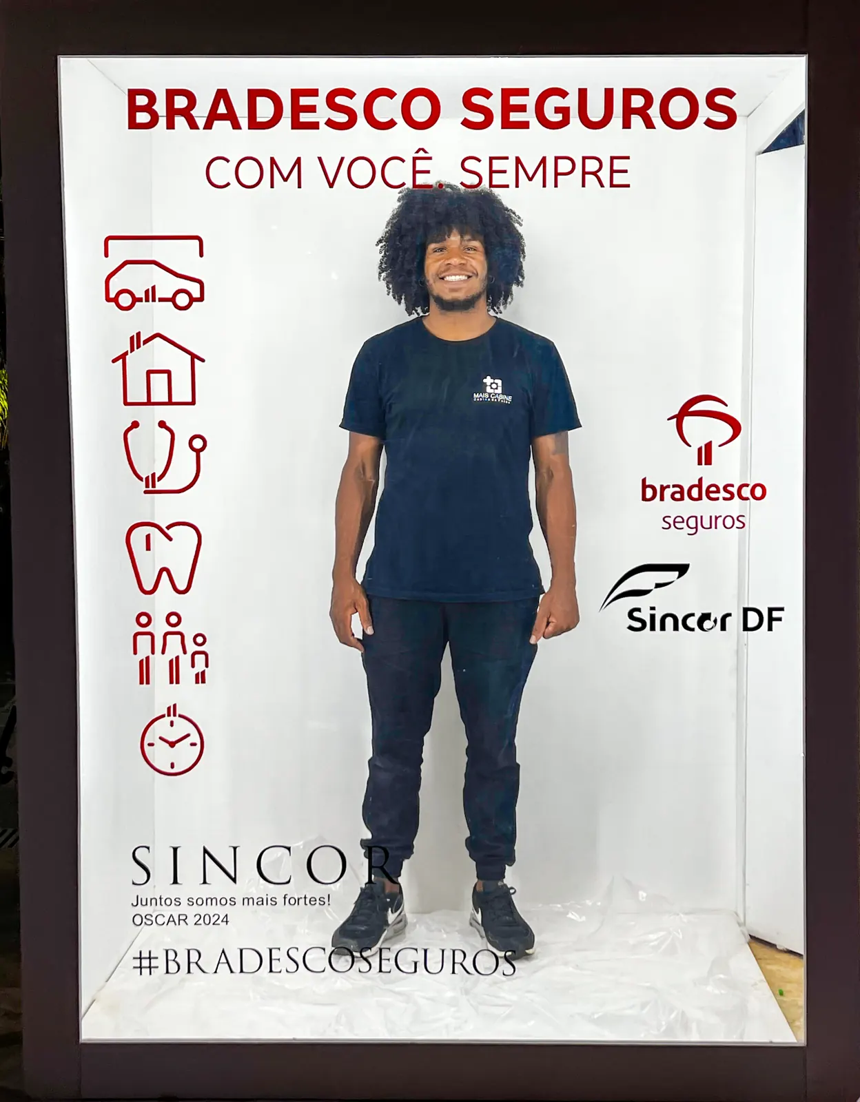 Mobile Cam em evento — Bradesco Seguros e Porto